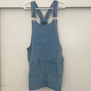 overall denim dress